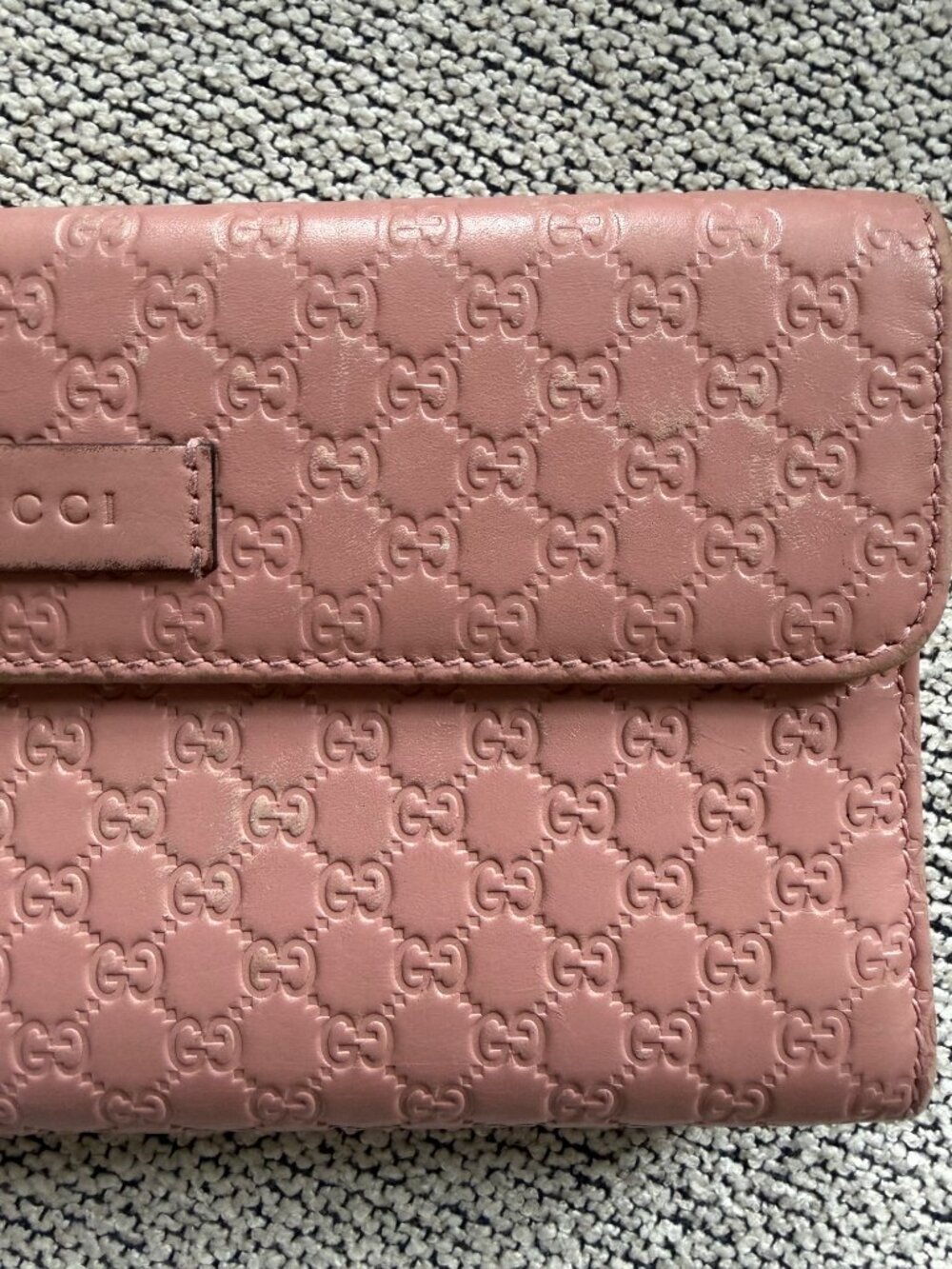 Gucci Long Pink Zippy Vintage Leather Wallet 7.5"x4" - Picture 3 of 14